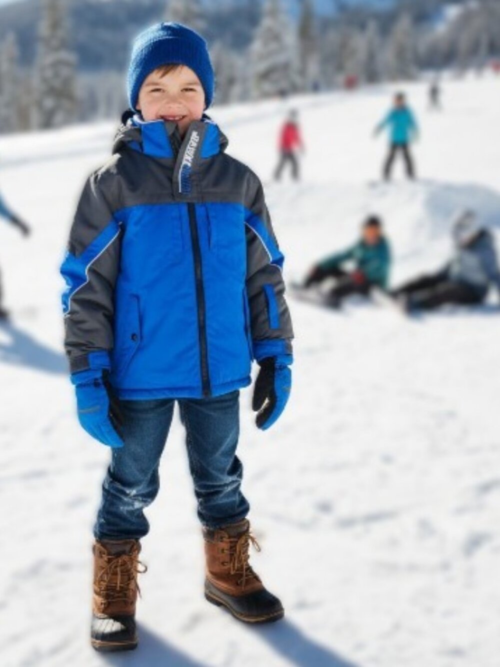 𝐇𝐚𝐰𝐤𝐞 & 𝐂𝐨 Boy's Winter "4 in 1 System Jacket" Size 5/6 - NEW WITH TAGS!